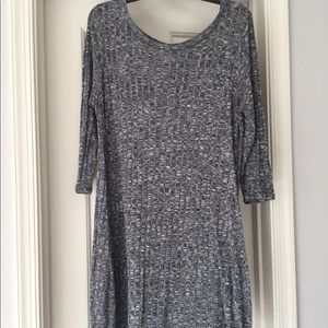 Pink Lily Boutique Grey Dress
